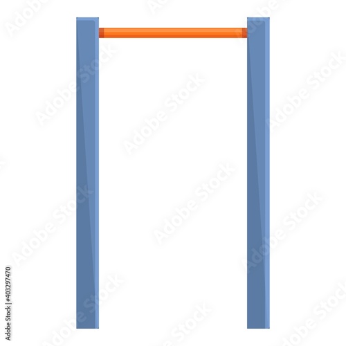 Horizontal bar icon. Cartoon of horizontal bar vector icon for web design isolated on white background