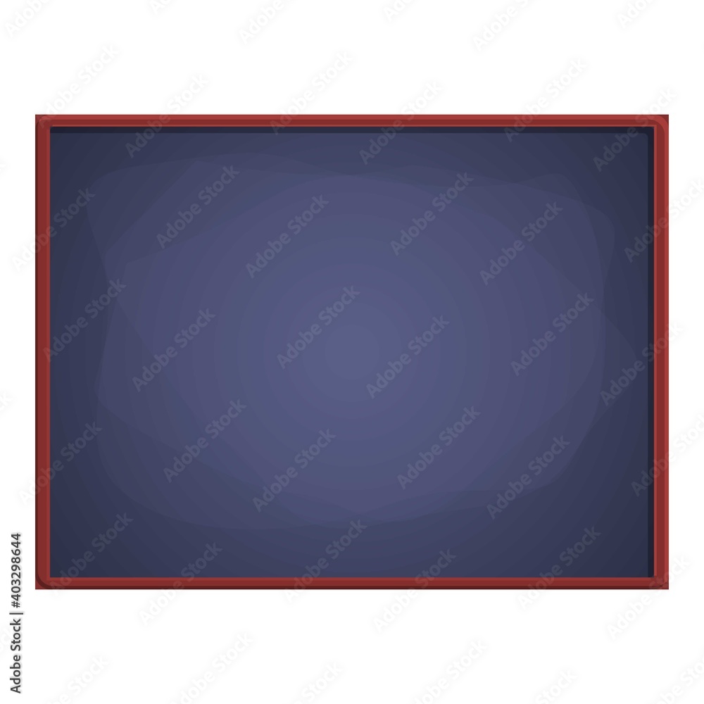 Class chalkboard icon. Cartoon of class chalkboard vector icon for web design isolated on white background Class chalkboard icon. Cartoon of class chalkboard vector icon for web design isolated on white background