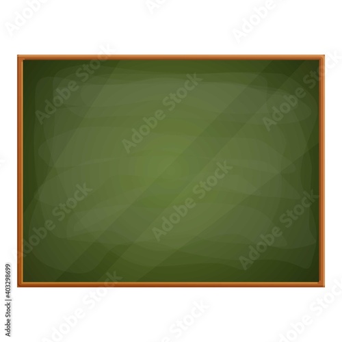 Semester chalkboard icon. Cartoon of semester chalkboard vector icon for web design isolated on white background