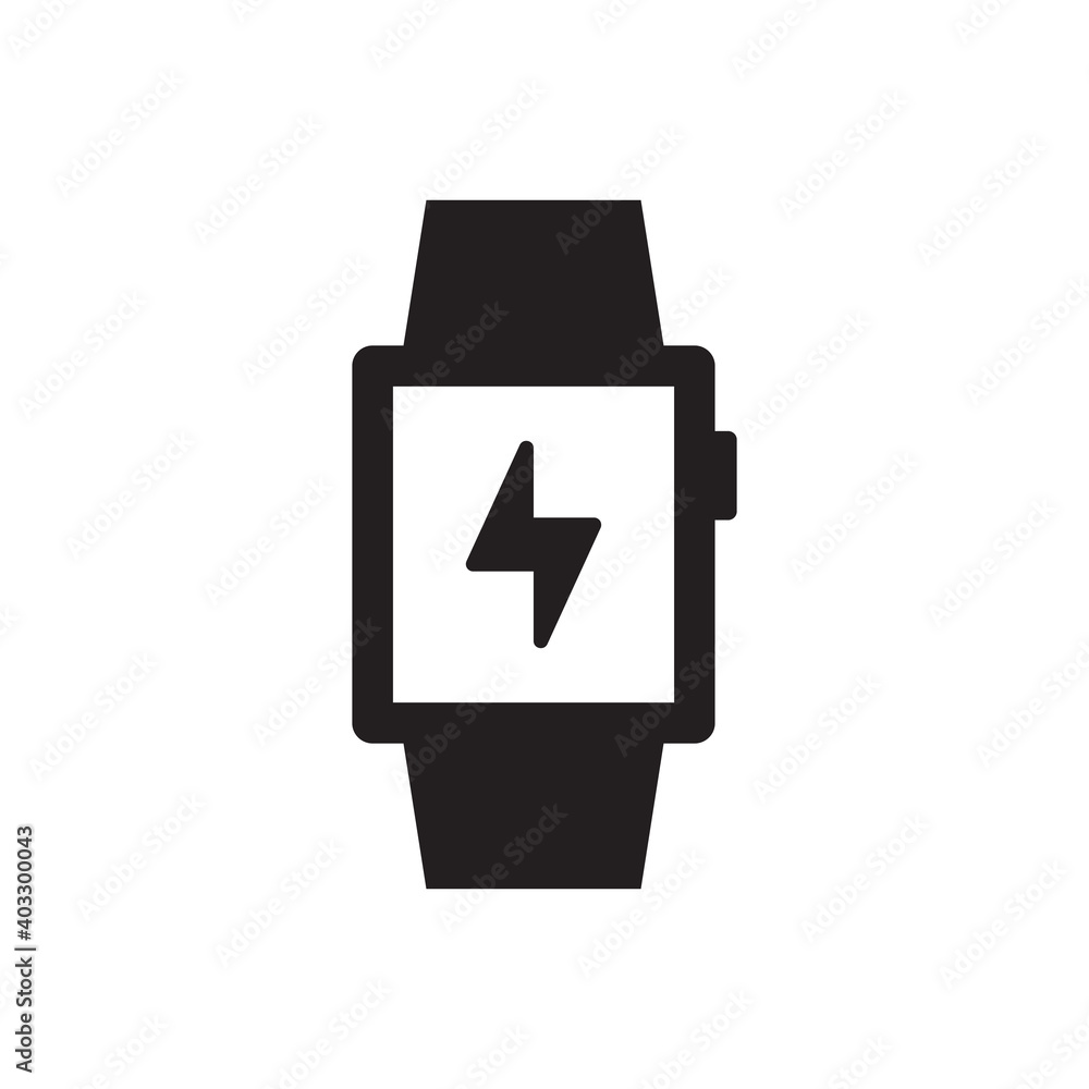 smart watch energy icon smart watch energy icon