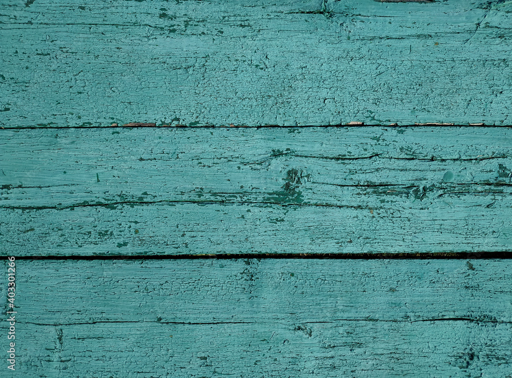 Horizontal wooden boards. Wooden green background Horizontal wooden boards. Wooden green background