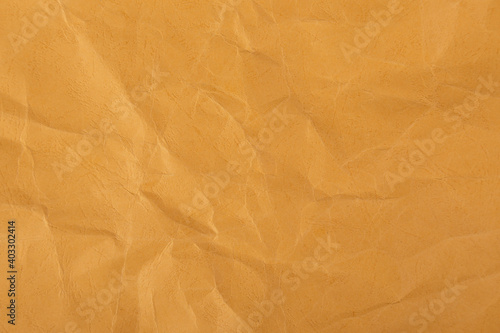 yellow wrinkle recycle paper background