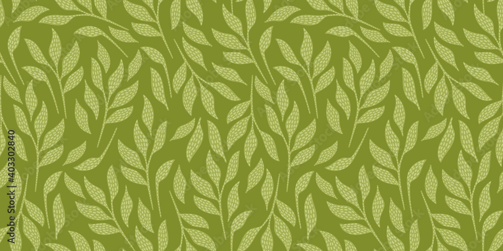 Artistic seamless pattern with abstract leaves. Modern design for paper, cover, fabric, interior decor and other. Artistic seamless pattern with abstract leaves. Modern design for paper, cover, fabric, interior decor and other.