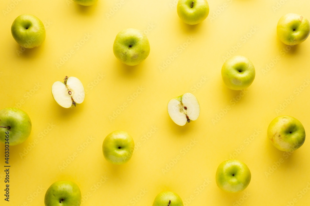 The green fresh apple patterns The green fresh apple patterns