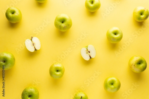 The green fresh apple patterns