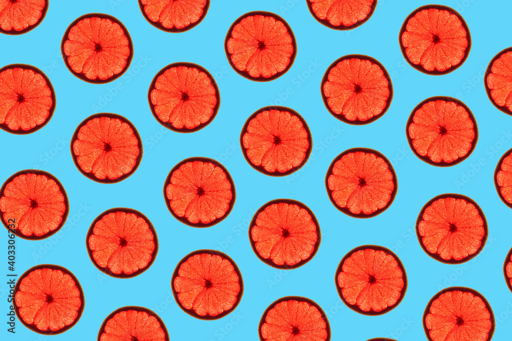 Grapefruit slices pattern Grapefruit slices pattern