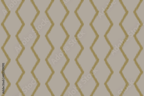 Wallpaper Mural Geometric ikat pattern seamless background. Design retro for wallpaper, surface textures, wrapping paper, cover, fabric, window curtain, carpet, clothing, batik. Vector illustration. Torontodigital.ca