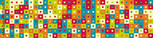 Abstract Geometric Pattern generative computational art illustration