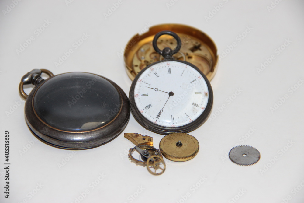 montre gousset et mécanismes