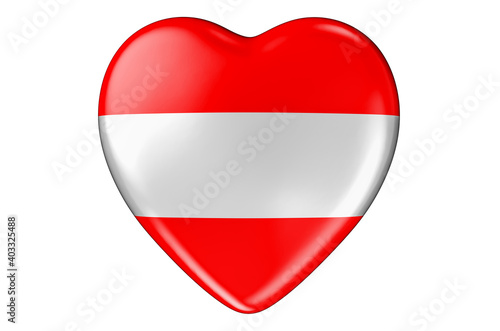 Heart with Austrian flag, 3D rendering Free Download Heart with Austrian flag, 3D rendering - GFXLoad