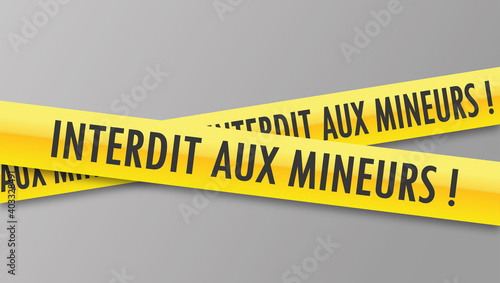 Logo interdit aux mineurs.