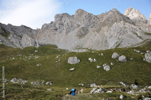 Strome górskie szczyty, Dolomiti, Italy