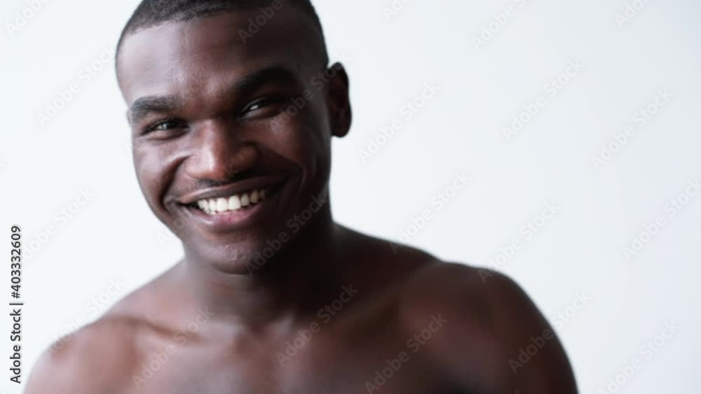 Video Stock Male grooming. Face care. Health wellbeing. Morning routine ...
