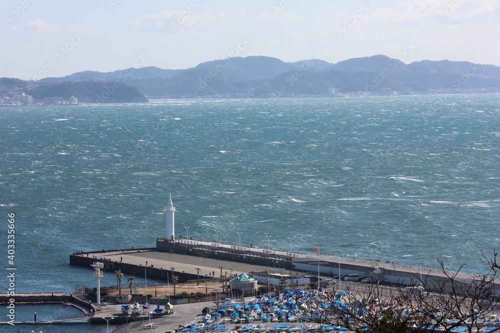 湘南の海　　　江の島からの眺め