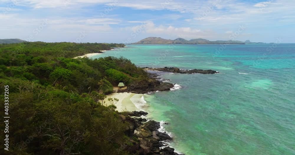 Beautiful aerial views of the Fiji Islands and the Pacific Ocean. Beautiful aerial views of the Fiji Islands and the Pacific Ocean.