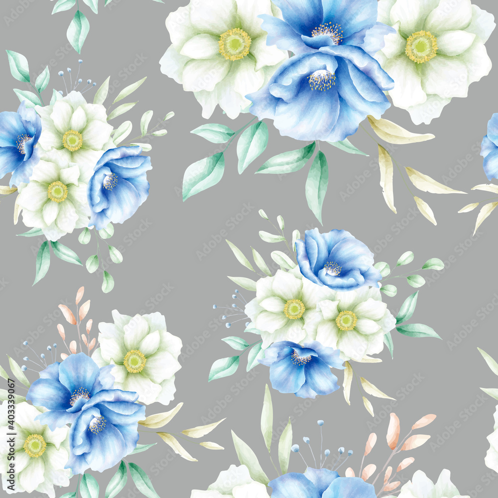 Beautiful flower seamless pattern