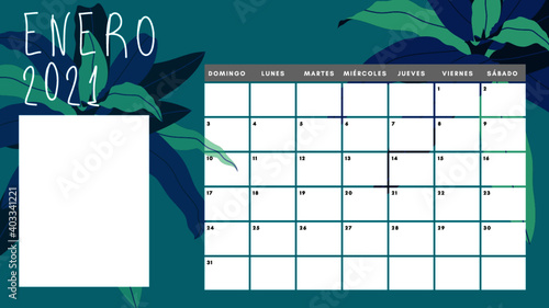 calendar for 2021