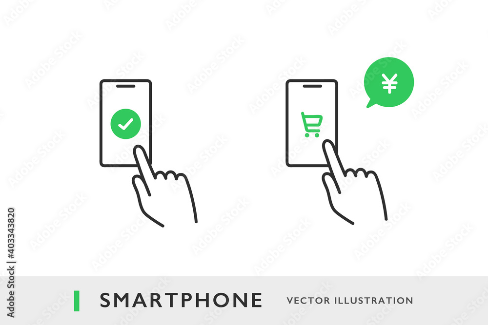 スマホを使って予約や買い物をするイメージイラスト素材 Stock Vektorgrafik Adobe Stock スマホを使って予約や買い物をするイメージイラスト素材 Stock Vektorgrafik Adobe Stock