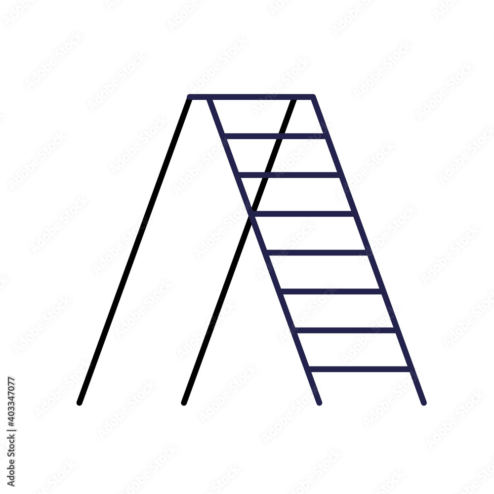 construction ladder isolated vector design construction ladder isolated vector design
