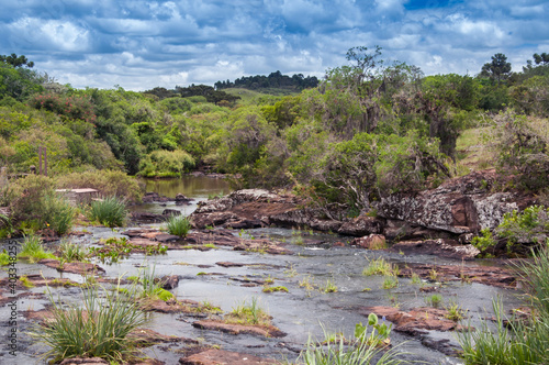 river in the mountains