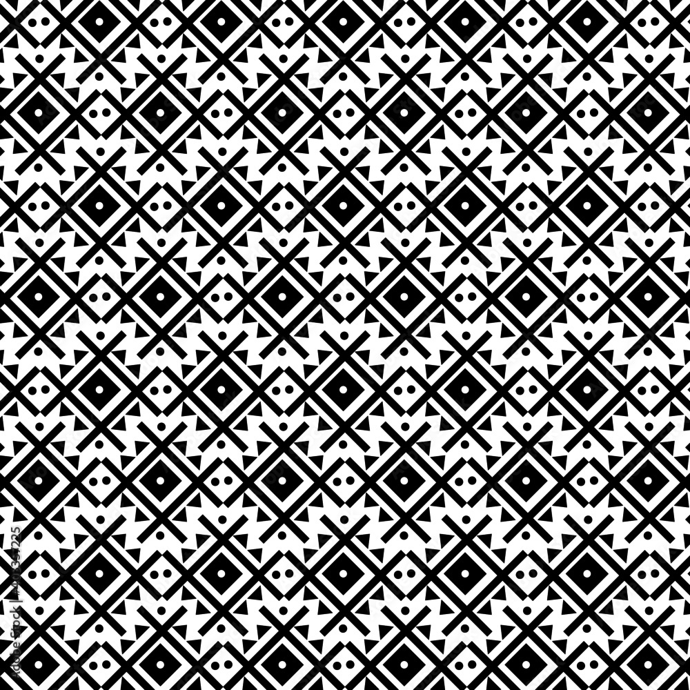 Seamless decorative geometric pattern. ethnic endless background with ornamental decorative elements with traditional etnic motives, tribal geometric figures. Print for wrapping, background Seamless decorative geometric pattern. ethnic endless background with ornamental decorative elements with traditional etnic motives, tribal geometric figures. Print for wrapping, background