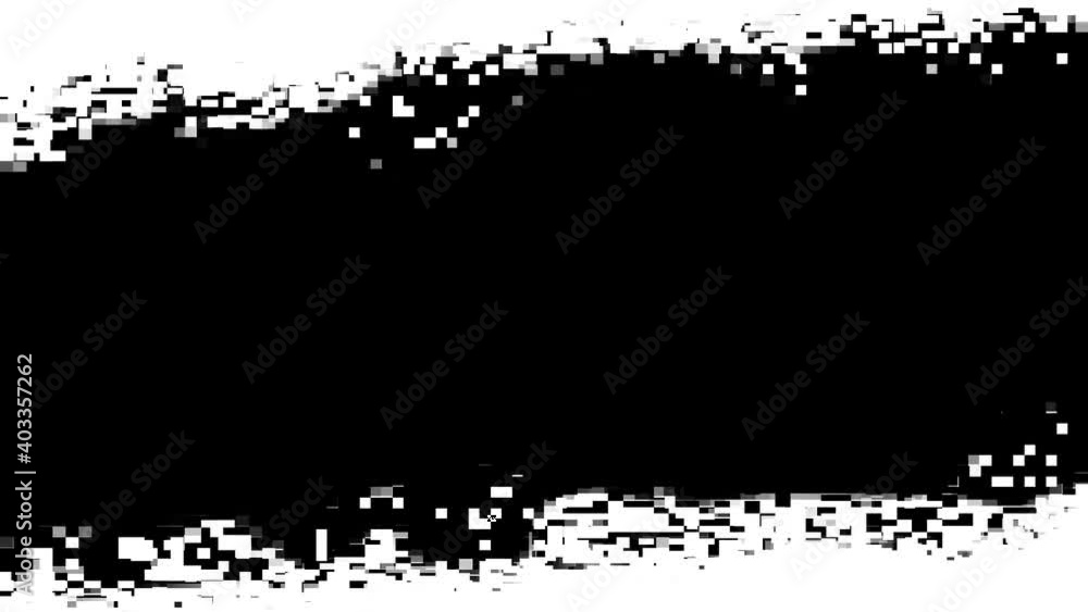 Pixelated Black And White Abstract Transition - motion graphics Pixelated Black And White Abstract Transition - motion graphics