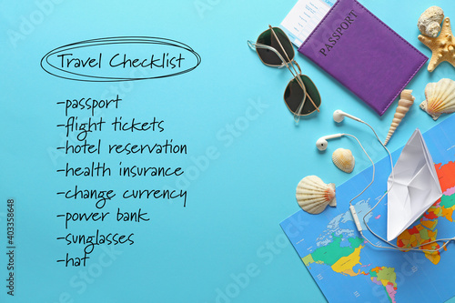 Checklist of things to do b...
