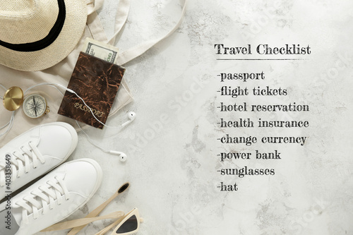 Checklist of things to do b...