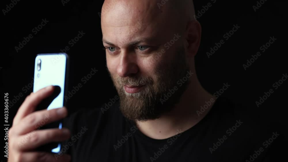 man with mobile phone