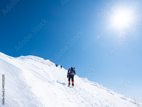 冬山 登山 山岳 日本