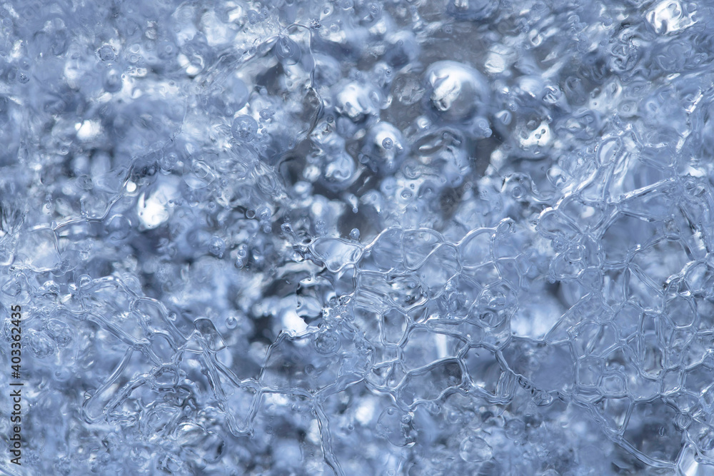 Structural ice surface background.