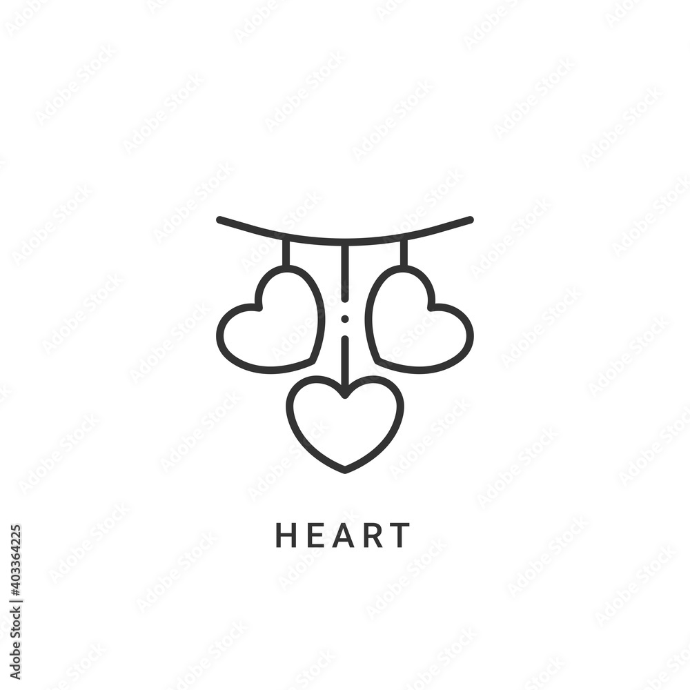 heart icon vector illustration. heart icon outline design. heart icon vector illustration. heart icon outline design.