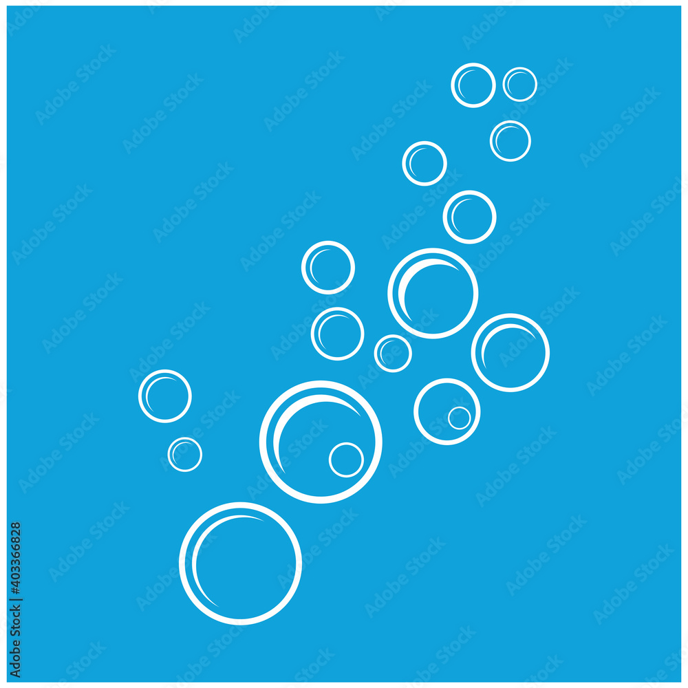 Bubble water vector illustration design template Bubble water vector illustration design template