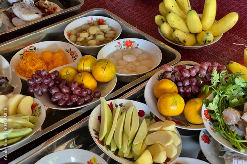 Thai fruits and vegetables