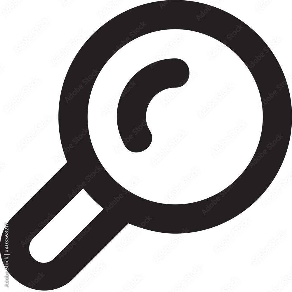 Magnifier Vector Line Icon Magnifier Vector Line Icon