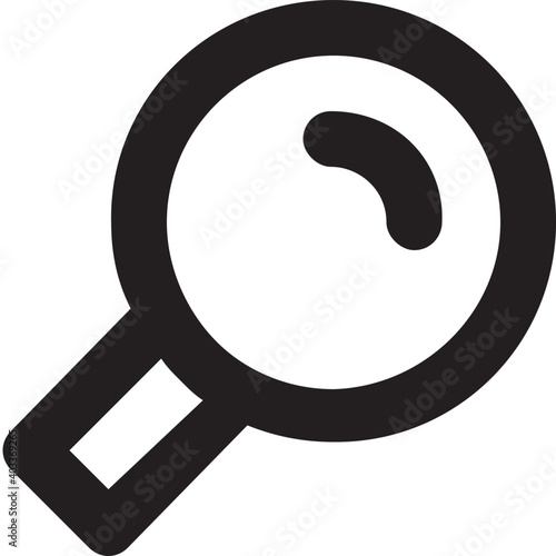 Magnifier Vector Line Icon 