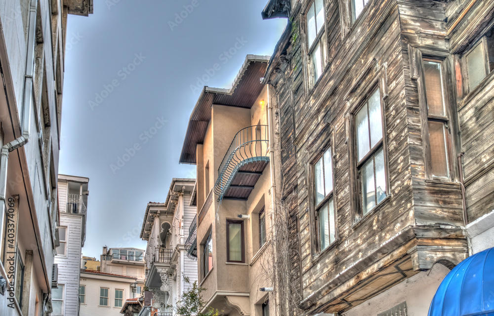 Arnavutkoy district of Istanbul, HDR Image