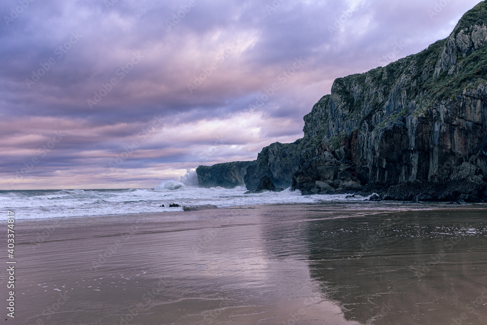 Fototapeta premium Playa Andrín 