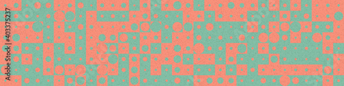 Abstract Geometric Pattern generative computational art illustration