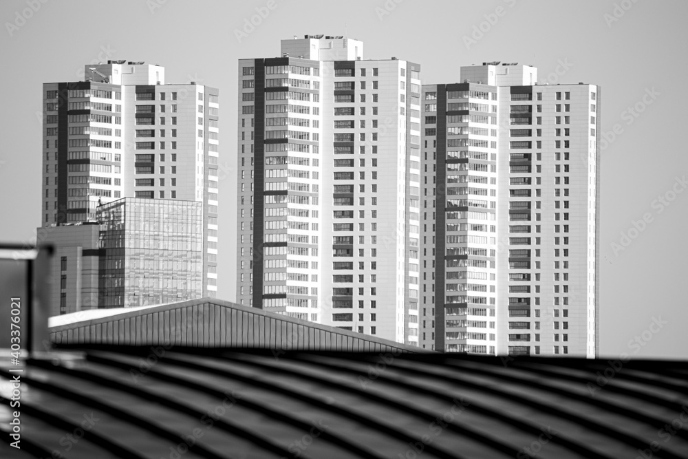 Fototapeta premium sketch of a city