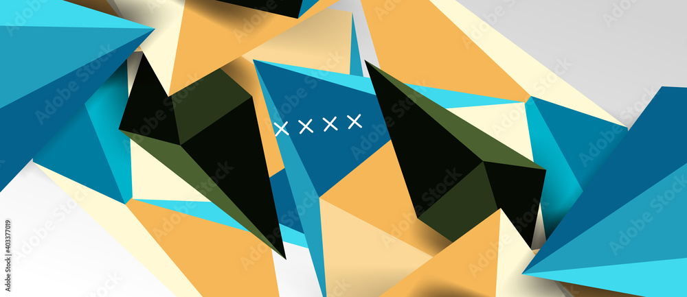 3d low poly abstract shape background vector illustration 3d low poly abstract shape background vector illustration