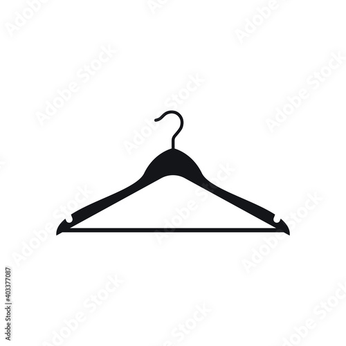Cloth hanger icon design template vector isolated illustration