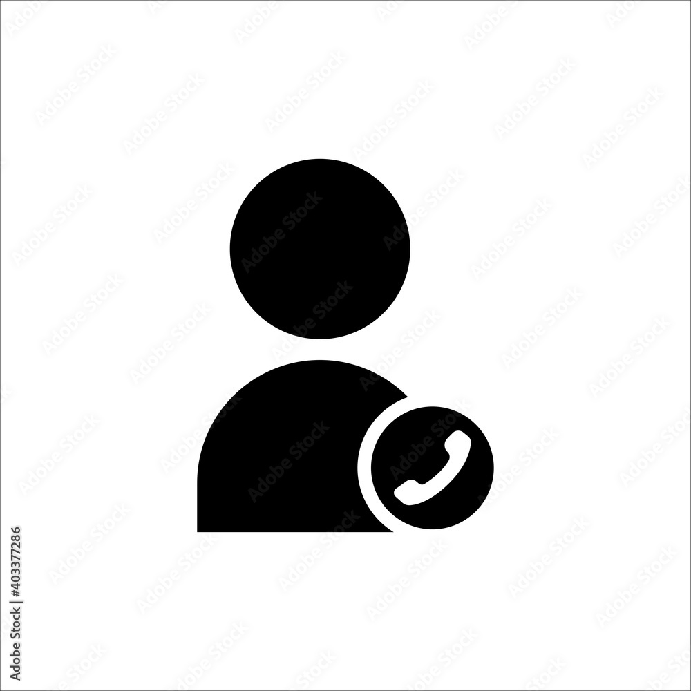 User phone icon. admin symbols. Editable stroke. Simple illustration mobile concept and web design. Design template vector User phone icon. admin symbols. Editable stroke. Simple illustration mobile concept and web design. Design template vector
