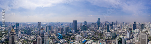 bangkok city panoramic view