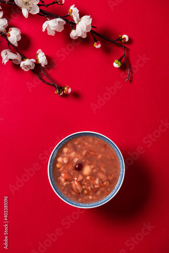 Chinese traditional food, Laba porridge.Breakfast cereals photo