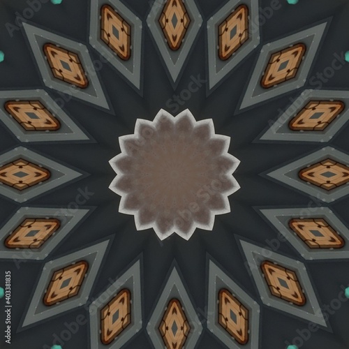Beautiful Pattern with Middle East Style photo