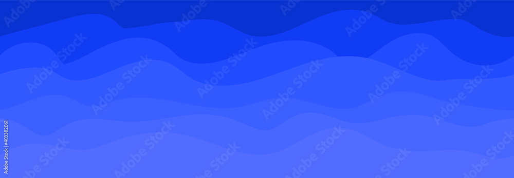 blue wavy background resembles the sky or the sea. Can be used as a background for games