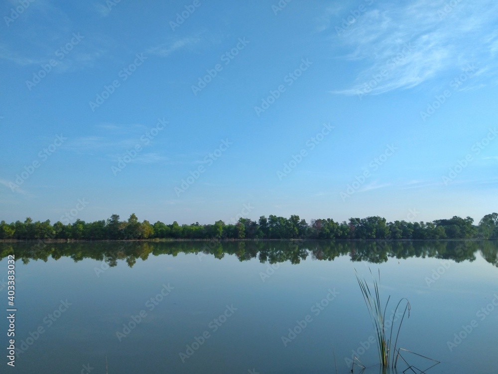 lake and sky