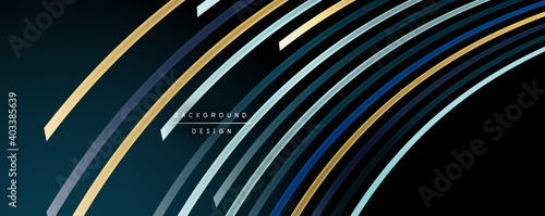 Abstract colorful lines vector background. Internet, big data and technology connections concept, abstract template