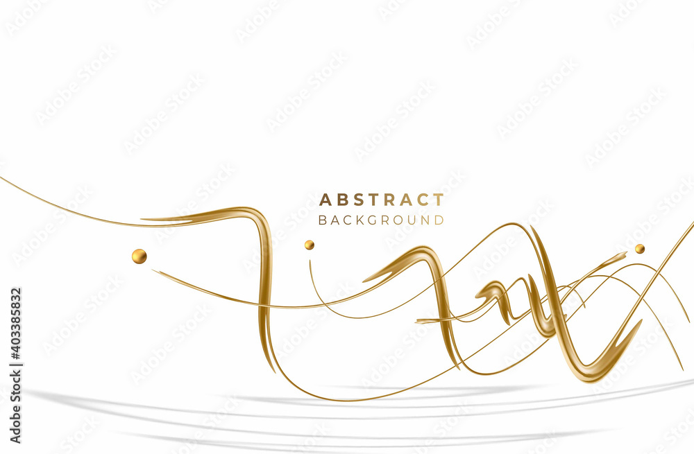 Abstract Golden glowing shiny wave lines art effect vector background. Use for modern design, cover, poster, template, brochure, decorated, flyer, banner. Abstract Golden glowing shiny wave lines art effect vector background. Use for modern design, cover, poster, template, brochure, decorated, flyer, banner.